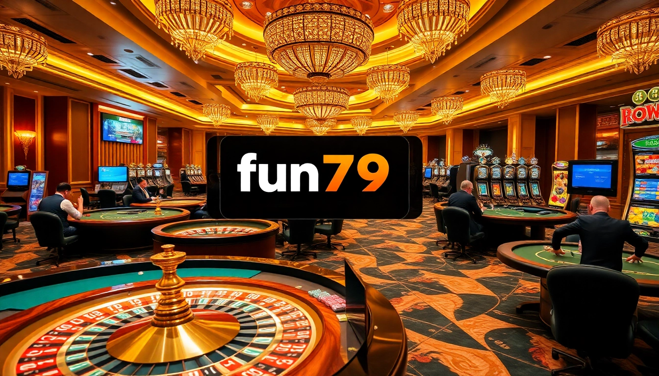 Experience the thrill of gambling with fun79 link featuring vibrant casino tables and exciting gameplay.