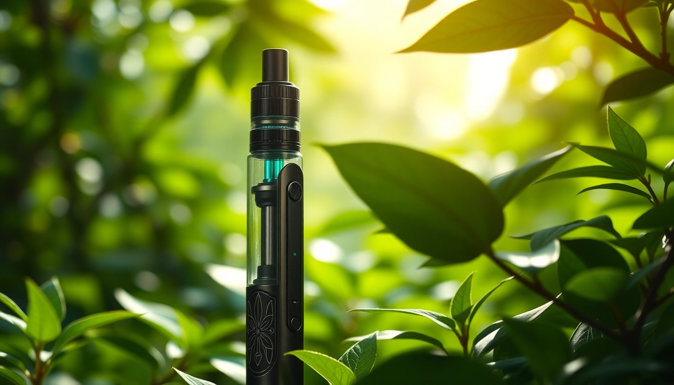 Discover where to buy dmt with this elegant, modern vape pen set in tranquil greenery.