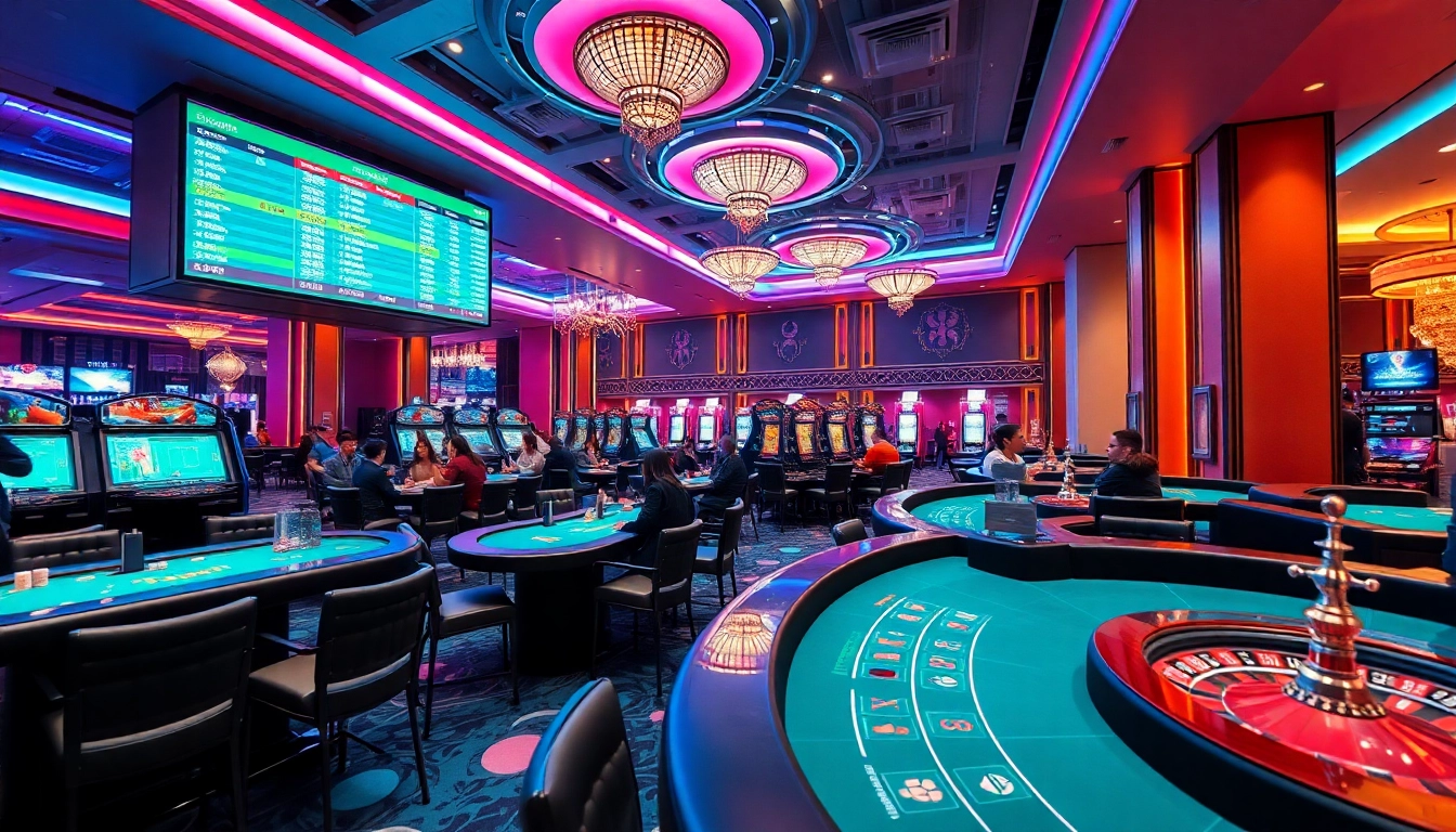Experience the excitement of online gaming at ev88win.live with a vibrant casino atmosphere.